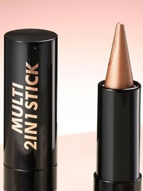 2 in-1 Eyeshadow Stick And Cream Combo,Double Head Design #03 Pink Champagne New